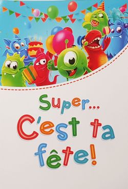 ANNIVERSAIRE - CARTE DE PETITS MONSTRES - DE MILLBROOK